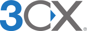 Logo 3CX in blau und grau