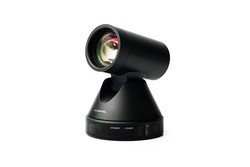Schwarze Webcam, rund
